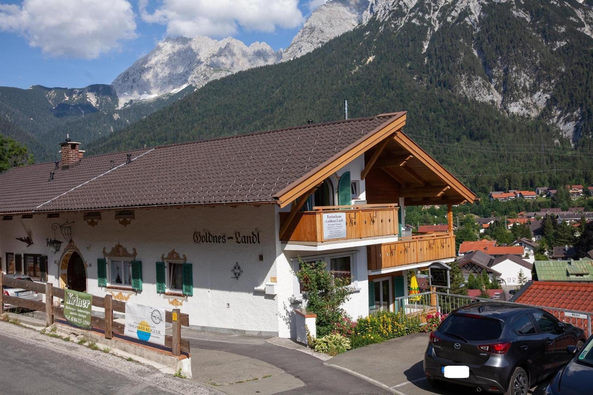Ferienhaus Goldenes Landl Mittenwald Exteriör bild